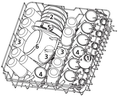 TEKA DFS76810 - Upper basket: - 1