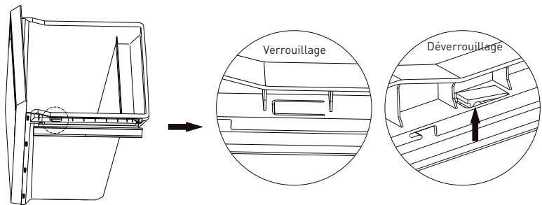 VALBERG UF NF 274 E X742C - Démonter le tiroir du bas - 1