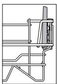 WHIRLPOOL WUC 3C33 F X - VIPBARE HYLDER MED JUSTERBAR POSITION - 1