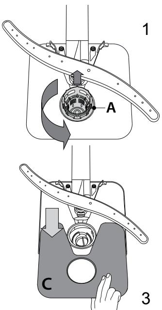 WHIRLPOOL WUC 3C33 F X - De afwasmachine mag nicht worden gebruikt zonder filters of als het filter is losgeraatk. - 1
