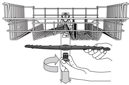 WHIRLPOOL WUC 3C33 F X - DE SPROEIERARMEN REINIGEN - 1