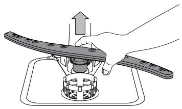 WHIRLPOOL WUC 3C33 F X - DE SPROEIERARMEN REINIGEN - 2