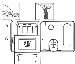 WHIRLPOOL WUC 3C33 F X - REEMPLIR LE DISTRIBUTEUR DE DÉTERGENT - 1