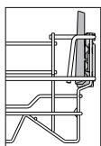 WHIRLPOOL WUC 3C33 F X - OPVOUWBARE KLEPPEN MET VERSTELBARE STAND - 1