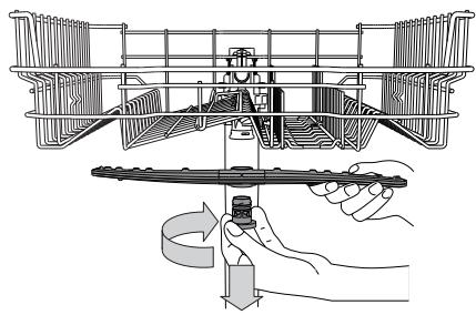 WHIRLPOOL WUC 3C33 F X - CLEANING THE SPRAY ARMS - 1