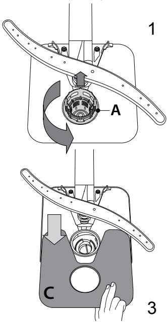 WHIRLPOOL WUC 3C33 F X - N'utilise pas le lave-vaisselle sans les filtres ou si un filtré est mal ajusté. - 1