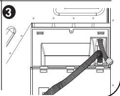 VALBERG DC 8 B W701T - Connecting the Water Discharge Hose - 4