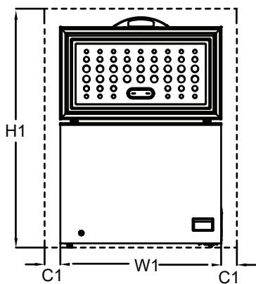 VALBERG CF 246 E W742C - Espace requis - 1