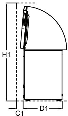 VALBERG CF 246 E W742C - Vereiste ruimte - 2