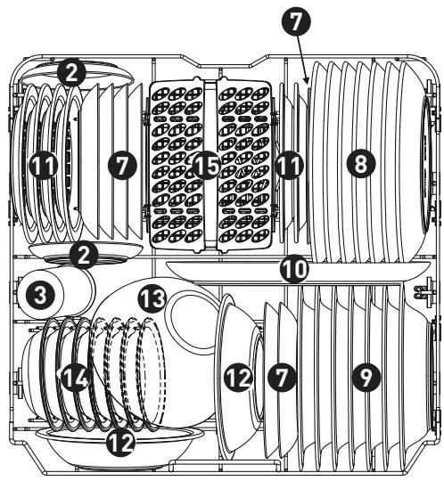 VALBERG 14S44 D XAD929C - Panier inférieur : - 1