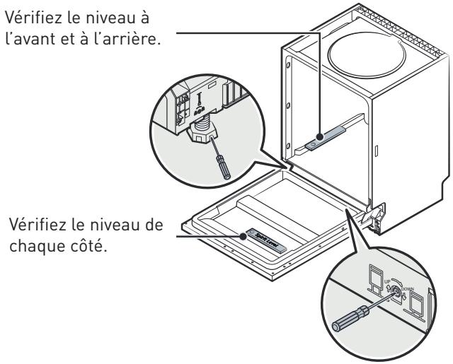 VALBERG 14S44 D XAD929C - Étape 5. mise à niveau du lave-vaisselle - 1