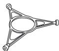 WHIRLPOOL W11IMW161UK - Support du plateau tournant - 1