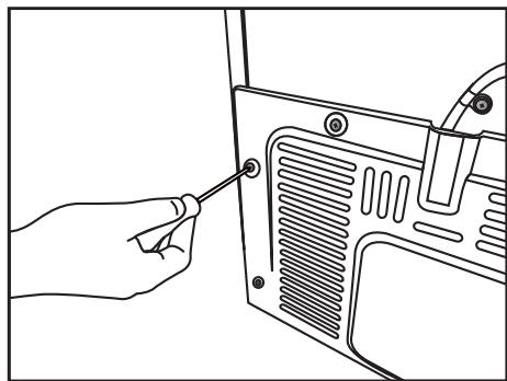 BEKO GNE480E20ZXP - Fissaggio dei cunei in plastica - 1