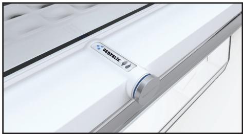 BEKO GNE480E20ZXP - Nem kontrollü sebzelik (ever fresh) (Bu özellik opsiyoneldir) - 1