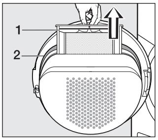 MIELE T 7950 WP - When to clean the surfaces of the fluff filters - 1