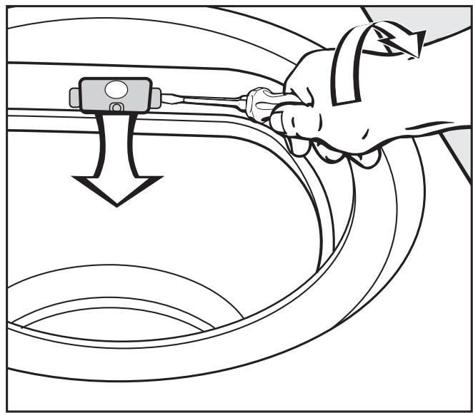 MIELE T 7950 WP - Changing the lamp - 1