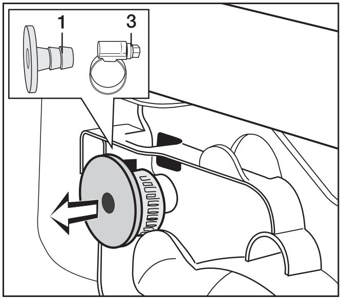 MIELE T 7950 WP - Installation conditions requiring a non-return valve - 1