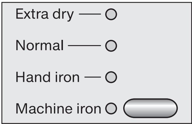 MIELE T 7950 WP - Programmes with drying levels - 1