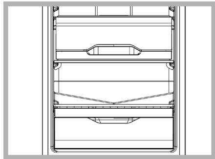 INDESIT LI8 FF2 W.1 - FLEXI USE BOX* container - 2
