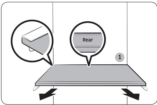 SAMSUNG RS65R5401M9  -  RS65R5401SL/EF - Clayettes (réfrigérateur/congélateur) - 1