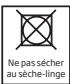 BEKO DU10112CX0W - Linge non adapté à un séchage en machine - 1