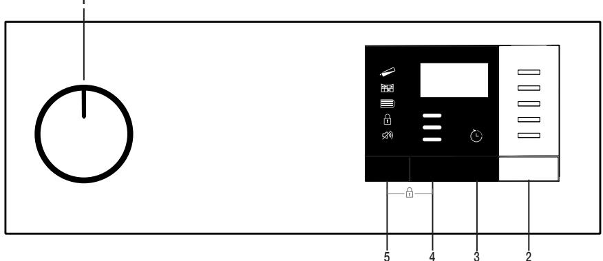 BEKO DU10112CX0W - Panneau de commande - 1