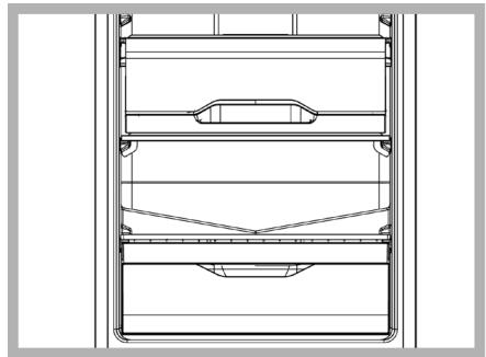 INDESIT LI70 FF1 W - LI70 FF1 X - Récipient FLEXI USE BOX\* - 2