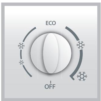 INDESIT LI70 FF1 W - LI70 FF1 X - Regulação da temperatura\* - 1