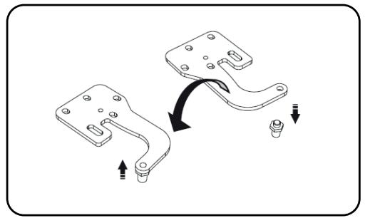 ESSENTIELB ERDV165-55S3 - Procedure voor het omkeren van de deuropening - 10