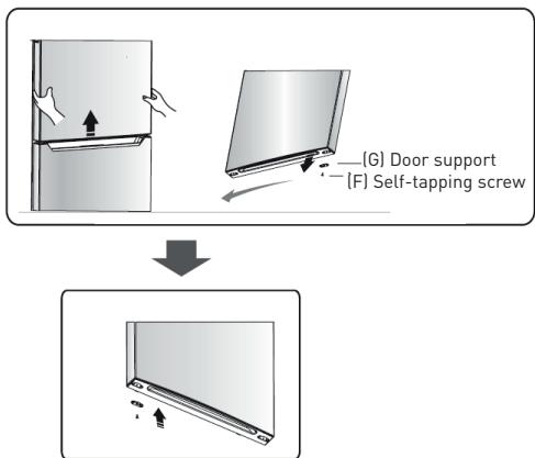 ESSENTIELB ERDV165-55S3 - Reversing the opening direction of the door - 3