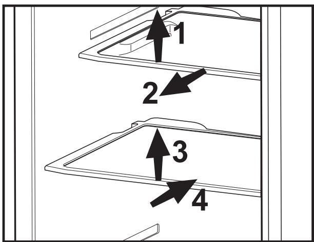 BEKO GNE114631X - Sliding Body Shelves - 1