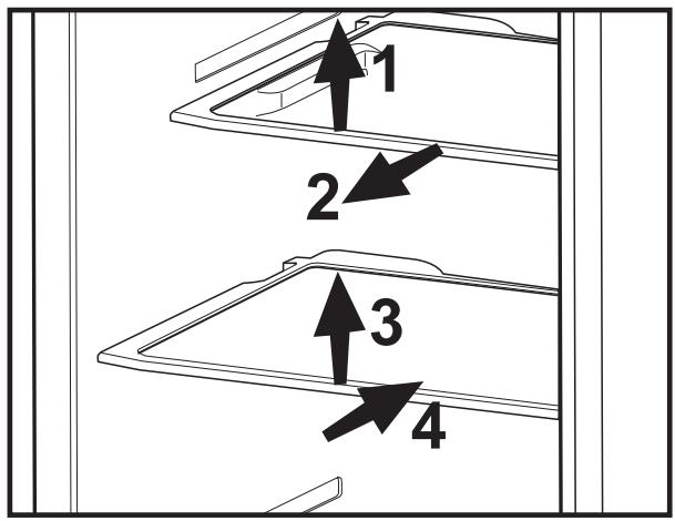 BEKO GNE114631X - Ripiani estraibili - 1