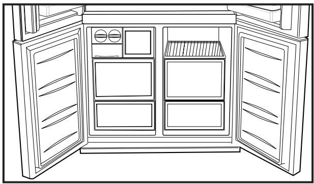 BEKO GNE114631X - Multi Zone Storage Compartment - 1