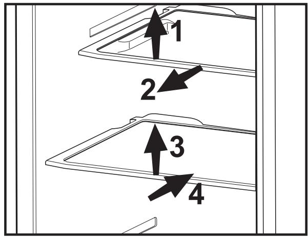 BEKO GNE114631X - Verschiebbare Ablagen - 1