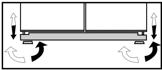 BEKO GNE114631X - Floor balance adjustment - 1