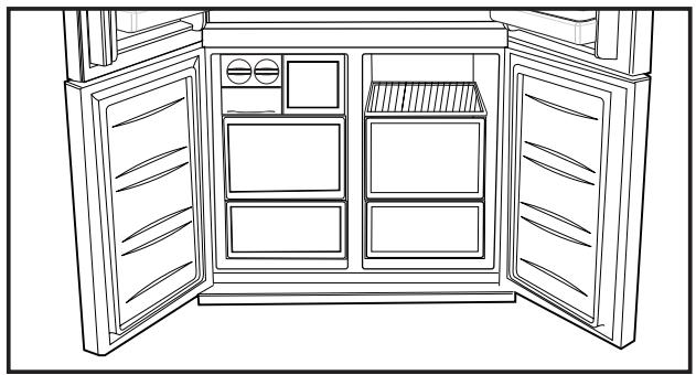 BEKO GNE114631X - Komora Multi Zone - 1