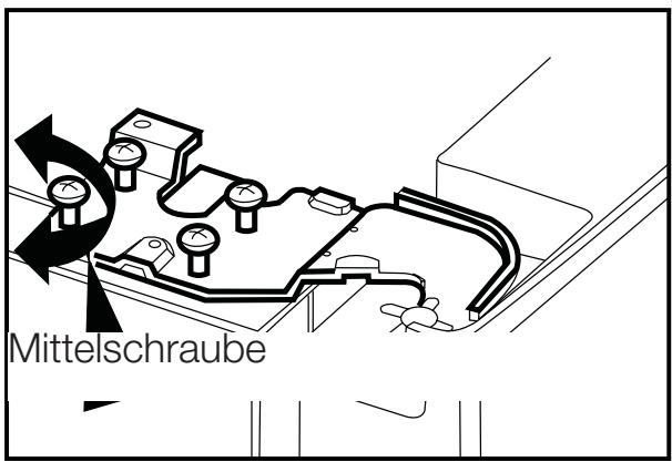 BEKO GNE114631X - Spalt zwischen den Türen anpassen - 5