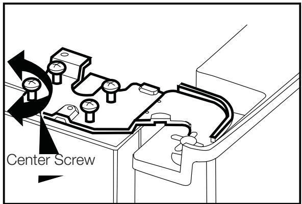 BEKO GNE114631X - Adjusting the gap between the upper door - 4