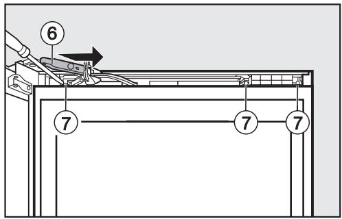 MIELE KFN 14943 - Removing the top soft-close mechanism: - 4