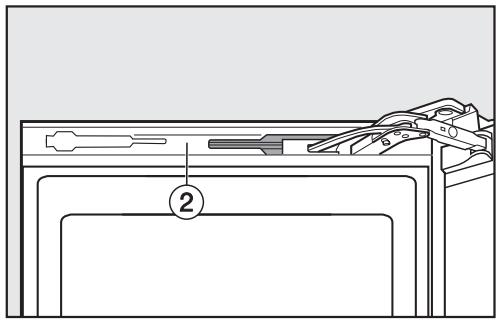 MIELE KFN 14943 - Mounting the top soft-close mechanism: - 5