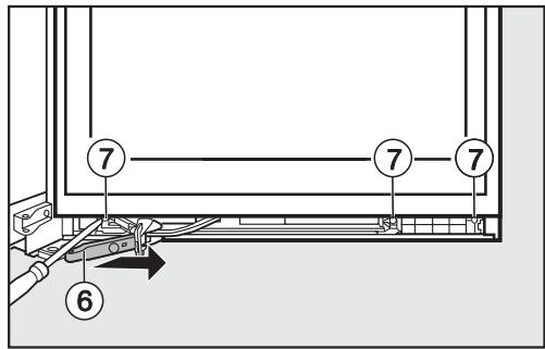 MIELE KFN 14943 - Removing the bottom soft-close mechanism: - 4
