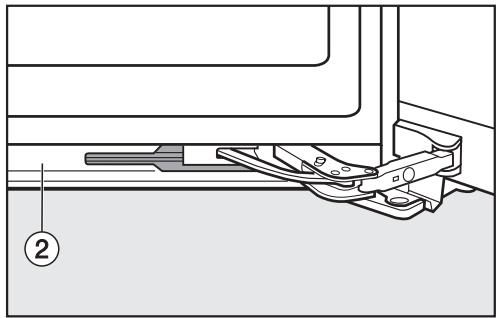 MIELE KFN 14943 - Mounting the bottom door of the appliance: - 7