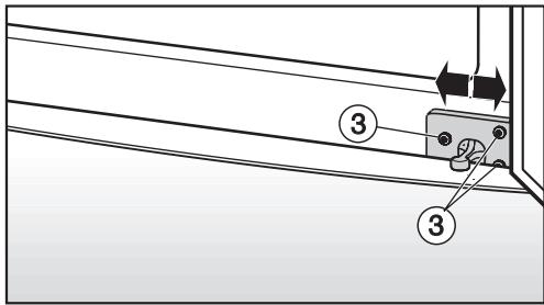 MIELE KFN 14943 - Remounting the door handles: - 3