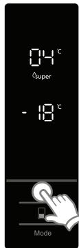 AEG-ELECTROLUX RCB73821TX - Durante este modo: - 1