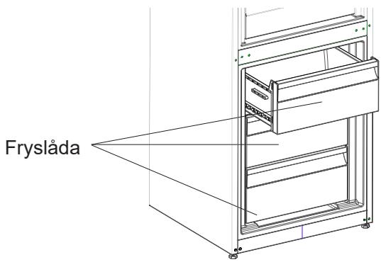 AEG-ELECTROLUX RCB73821TX - Ta bort frysladan; - 1