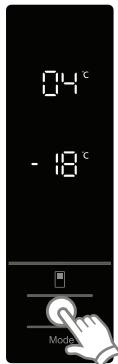 AEG-ELECTROLUX RCB73821TX - Ajustes de temperatura del refrigerador - 1