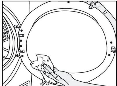 ESSENTIELB ESLHP8-2B - Cleaning the inside surface of the door - 1