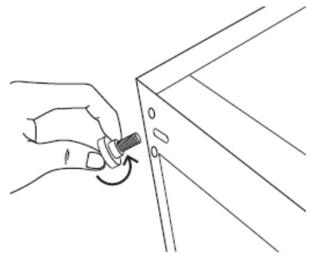 THOMSON TH-TTR 4 WH - Changement du SENS d'ouverture de la porte - 4