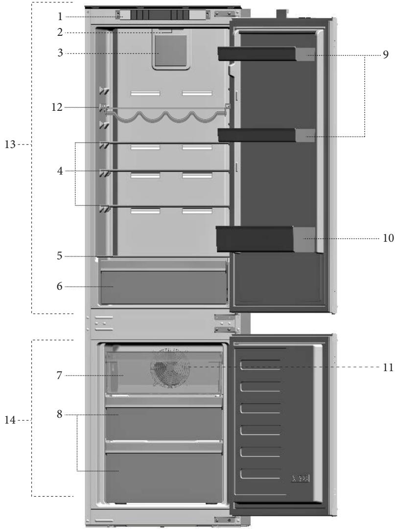 BEKO BCNA275E31SN  -  BCNA275E4FN - Ujrahasznositára - 2