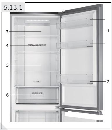 HAIER CFE735CSJ - Conservation dans le compartiment réfrigérateur - 1